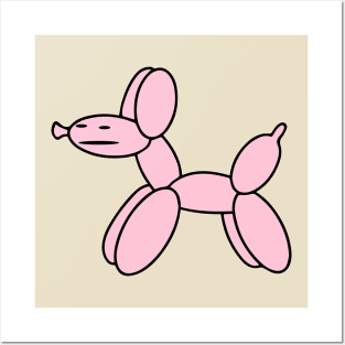 Balloon Dog Pink Posters and Art